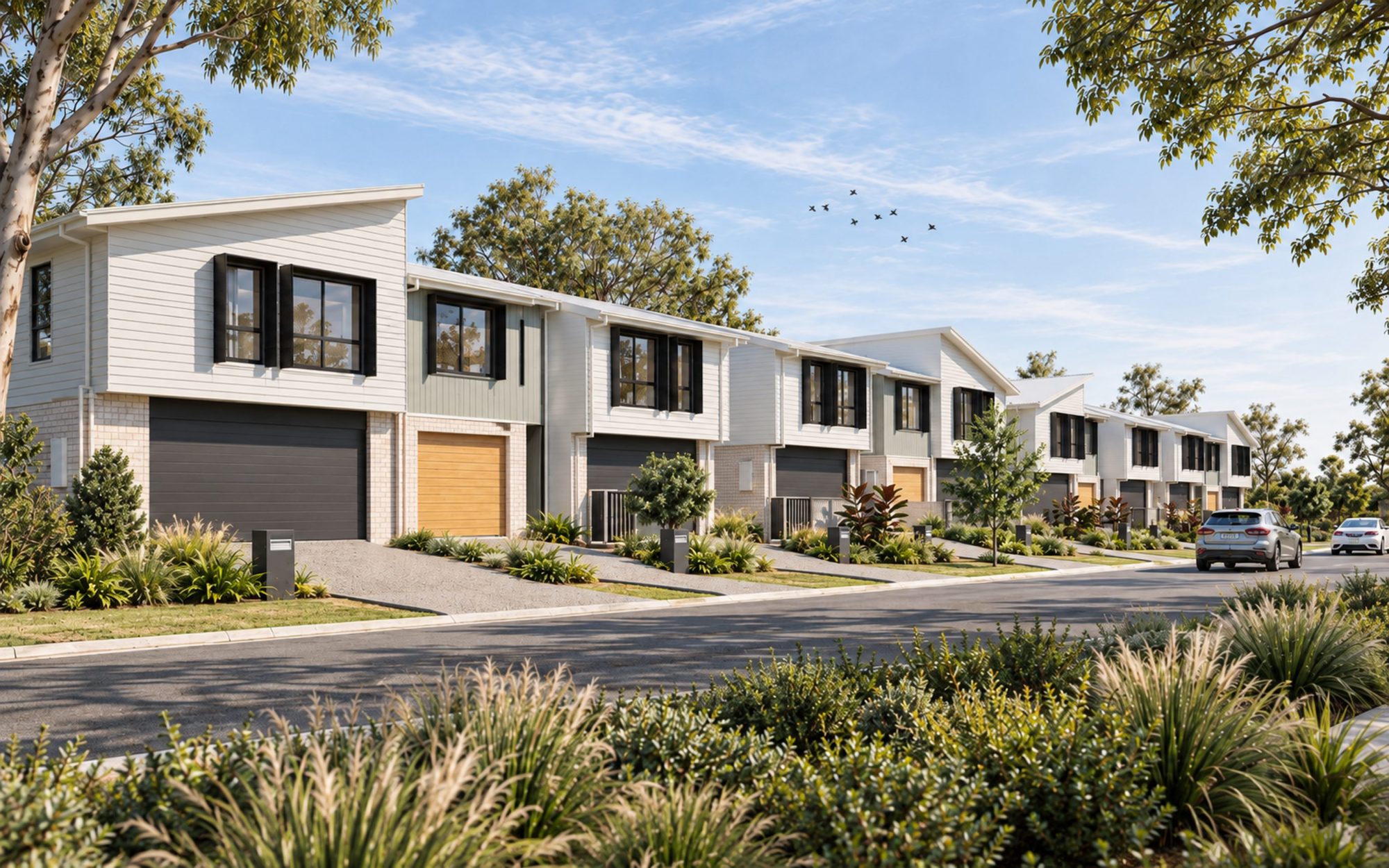 Proposed architecturally designed terrace homes at Parkwood, Wellington Point